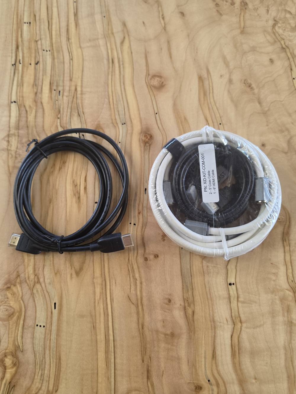 HDMI Cables - 3 Pack Comcast 6' HDMI & 2 5' Coax + 1 Amazon Basics 6.6" HDMI NEW